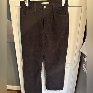 Levi’s ribcage straight ankle corduroy
